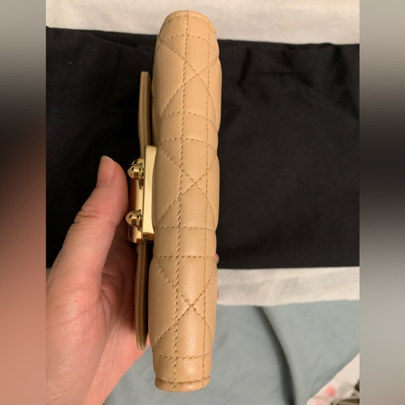 💯authentic Dior cannage lambskin beige and pink mid wallet⭐️ - Picture 8 of 17